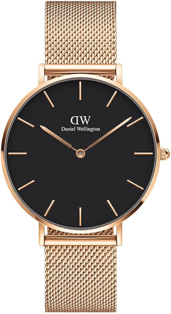 Daniel Wellington Petite Watch Rose Gold Stainless Steel (316L) | Amazon (US)