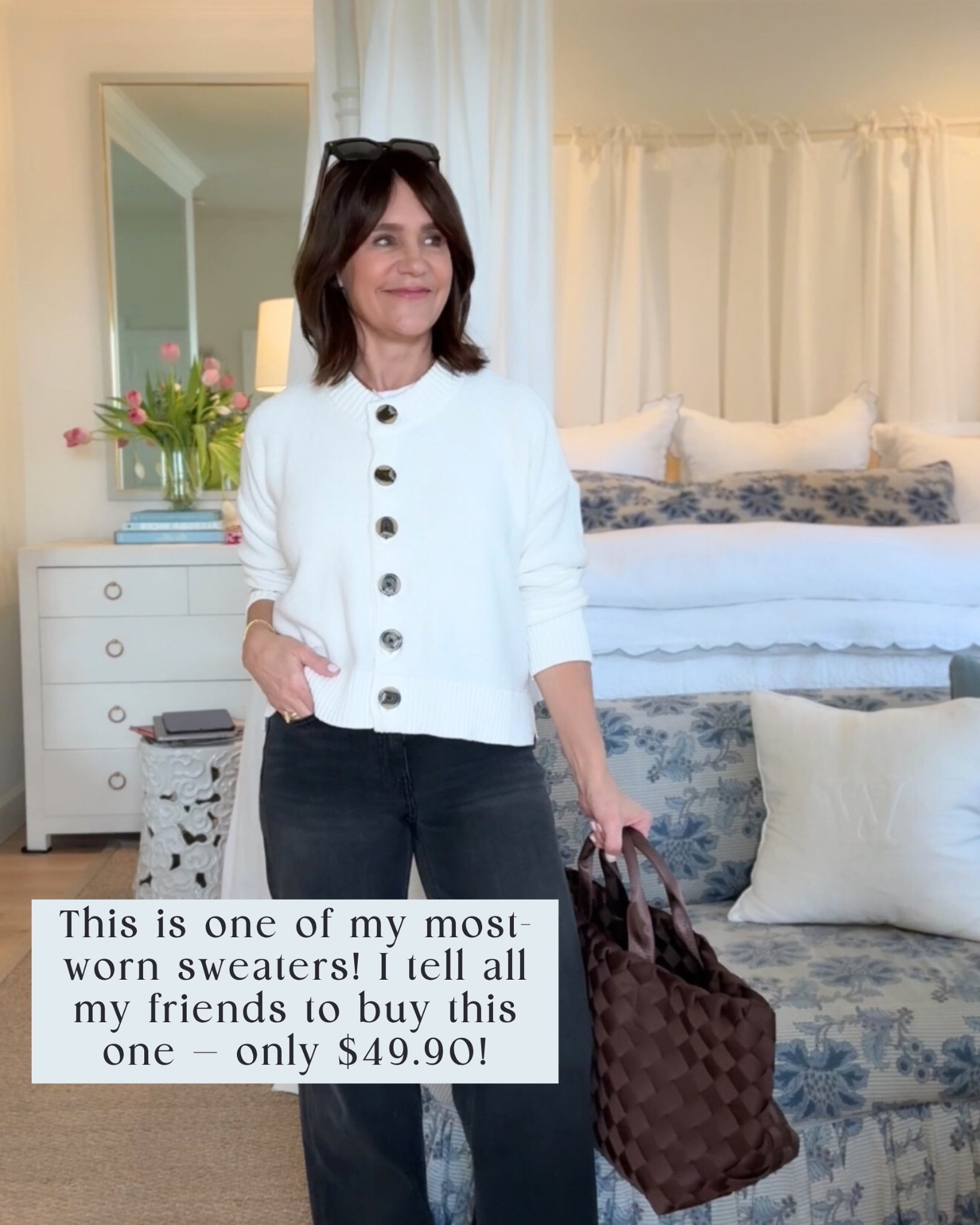 This is one of my most worn sweaters! I tell all my friends to buy this one and it’s only $49.90! 

#LTKSeasonal #LTKOver40 #LTKootd