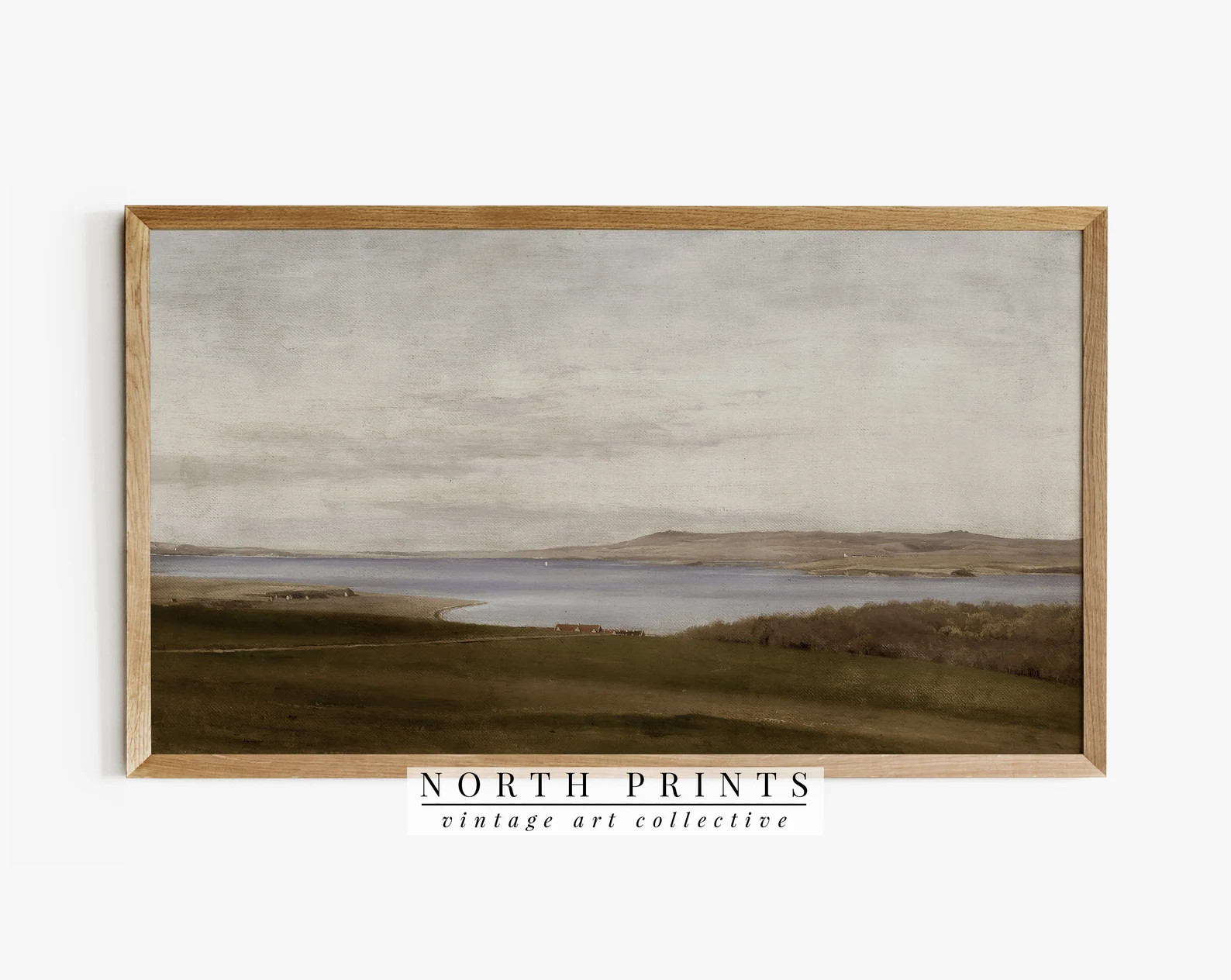 Samsung Frame TV Art | Vintage Coastal Landscape DIGITAL Painting | Farmhouse #TV67 - Etsy | Etsy (US)