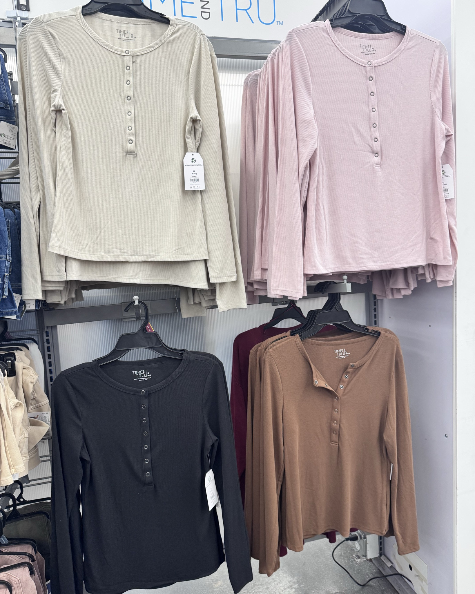 Time and Tru Henley Shirt with Long Sleeves

#LTKStyleTip #LTKFindsUnder50