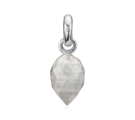 Sterling Silver Fiji Bud Gemstone Pendant Charm Moonstone | Monica Vinader (US)