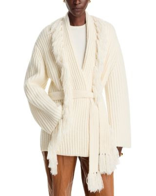 By Malene Birger Candela Fringe Wrap Cardigan | Bloomingdale's (US)