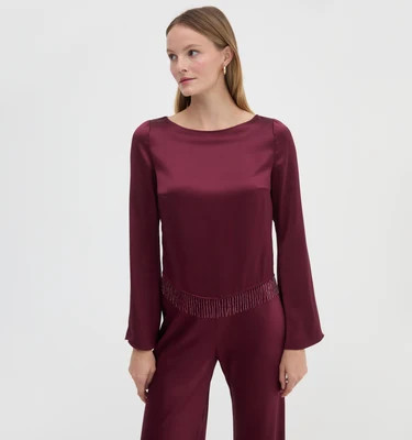 The Eliza Top - Spiced Berry Spiced Berry / L | Hill House Home US