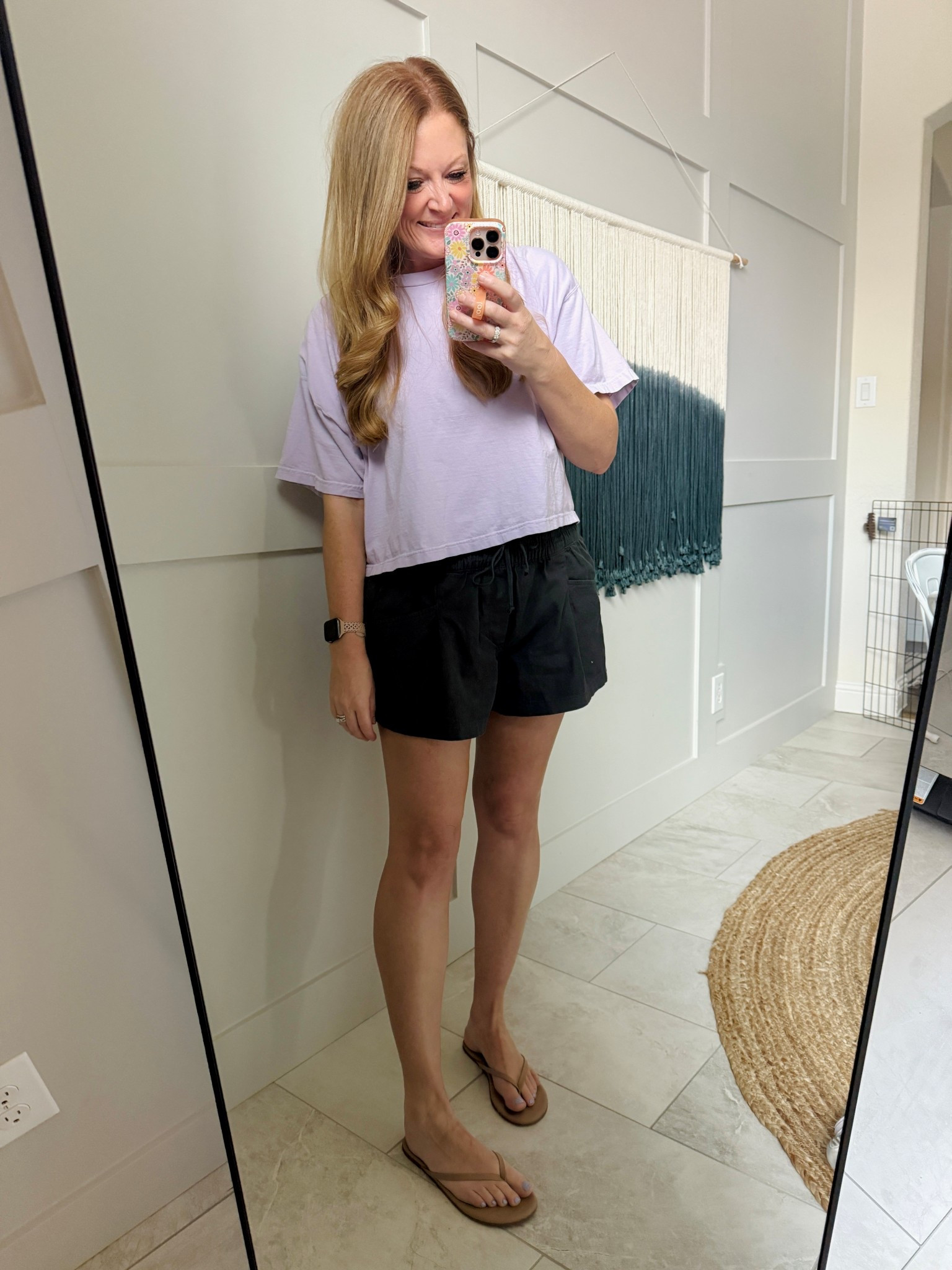 Cute little tee from Amazon paired with my favorite aerie shorts! 

Sized up to a large in the tee
Shorts are my regular medium 

#LTKFindsUnder50 #LTKOver40