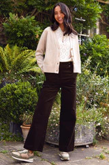 Brooke Stretch Corduroy Trouser | Chocolate | Aspiga