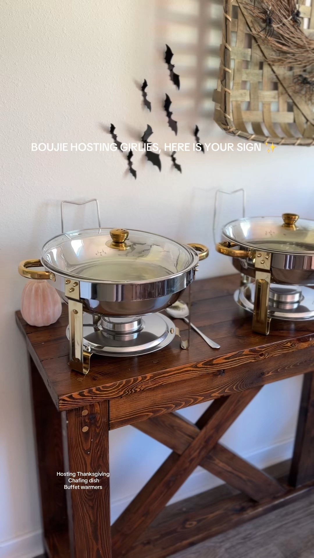 Upgrade your hosting this Thanksgiving! 

These chafing dishes are STUNNING ✨ 

#chafingdishes #buffet #hostingthanksgiving #hostingessentials #hosting 

#LTKHome #LTKSeasonal #LTKHoliday