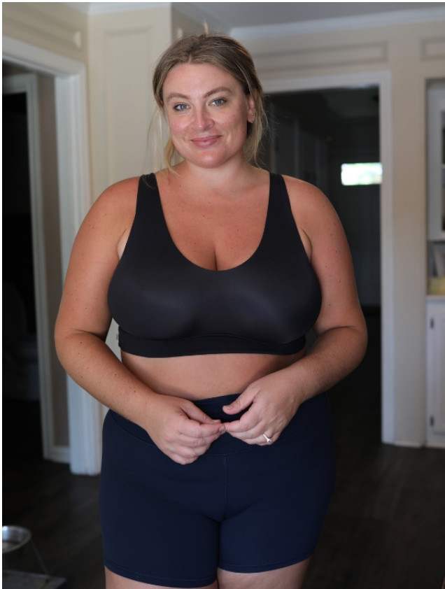 love this lounge bralette! a great wireless bra option, even working for fuller bust gals with DDD+ cups ( I wear size 36JJ uk)  

 #LTKMidsize #LTKPlusSize