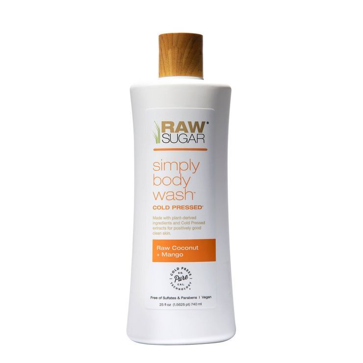 Raw Sugar Raw Coconut + Mango Body Wash - 25 fl oz | Target