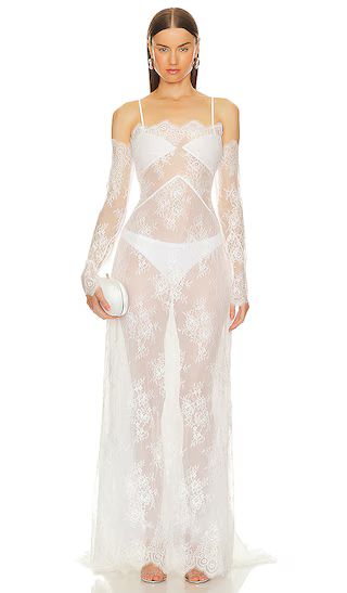 Xyla Gown in White | Revolve Clothing (Global)