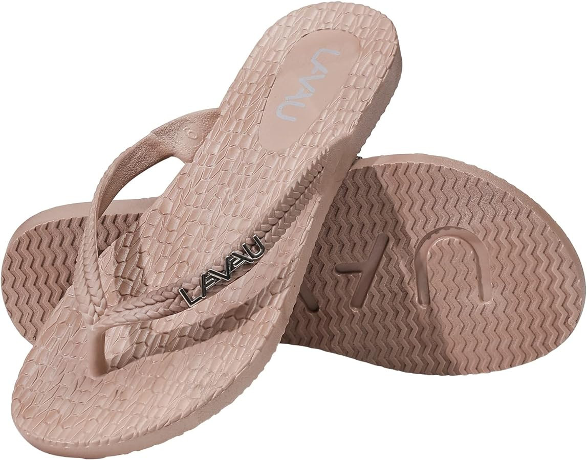 Women Waterproof Flip Flops, Shower & Water No-Slip Sandals for Pool and Beach | Amazon (US)