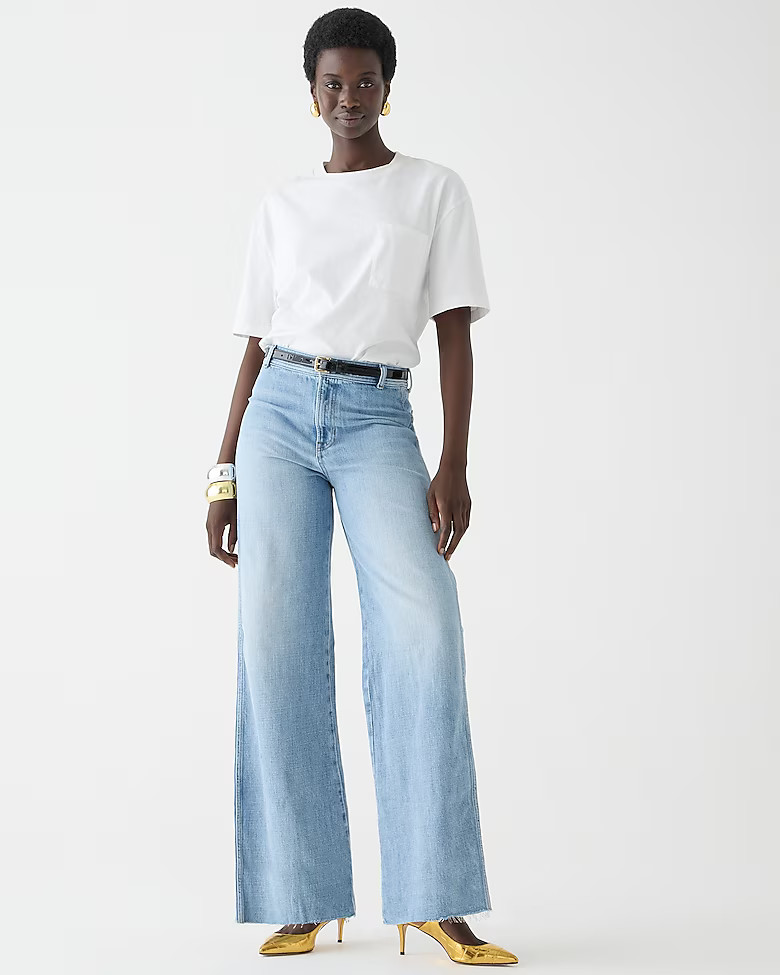 Pre-order Point Sur vintage slim wide-leg jean in Mei wash | J. Crew US