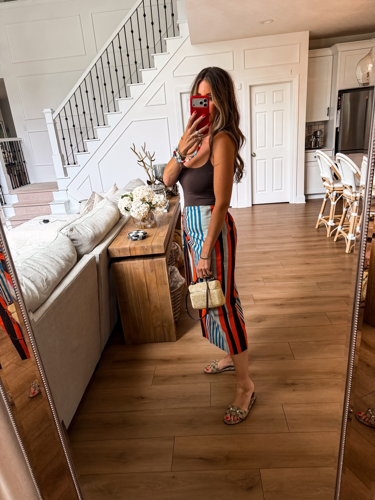Dinner fit 
Sz medium skirt 
Size medium tank

#LTKootd #LTKOver40 #LTKSaleAlert