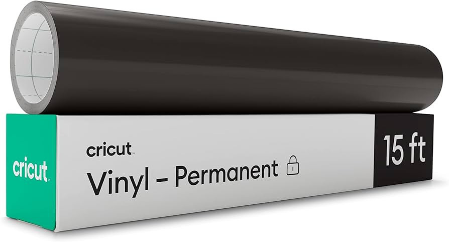 Cricut Premium Permanent Vinyl Roll (12 in x 15 ft), Weather-Resistant, Dishwasher-Safe & Fade-Pr... | Amazon (US)