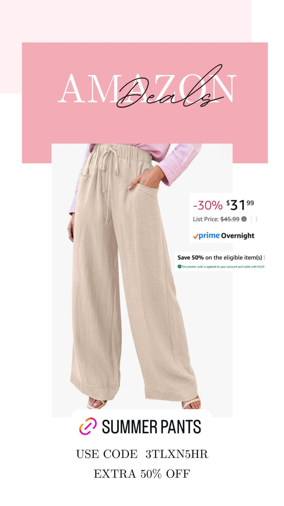 Flowy casual pants on deal! They come in a few colors! 

#LTKSaleAlert #LTKMidsize
