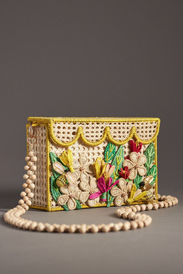 Mercedes Salazar Flower and Bee Handbag | Anthropologie (US)