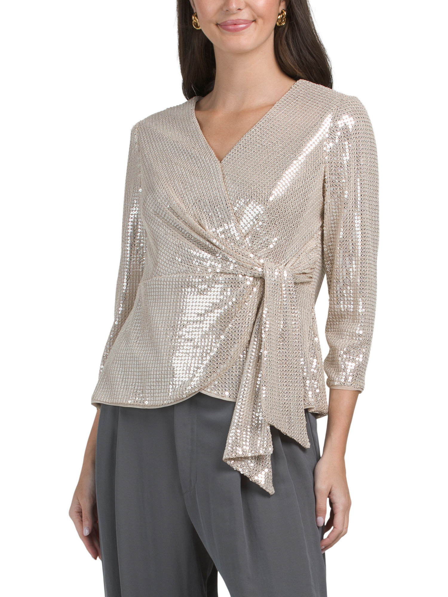 Sequin Embellished Top | TJ Maxx
