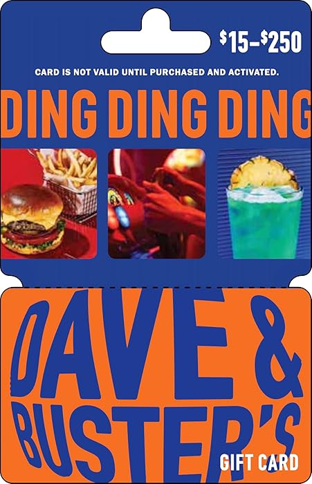 Dave & Buster's Physical Gift Card - $50 | Amazon (US)