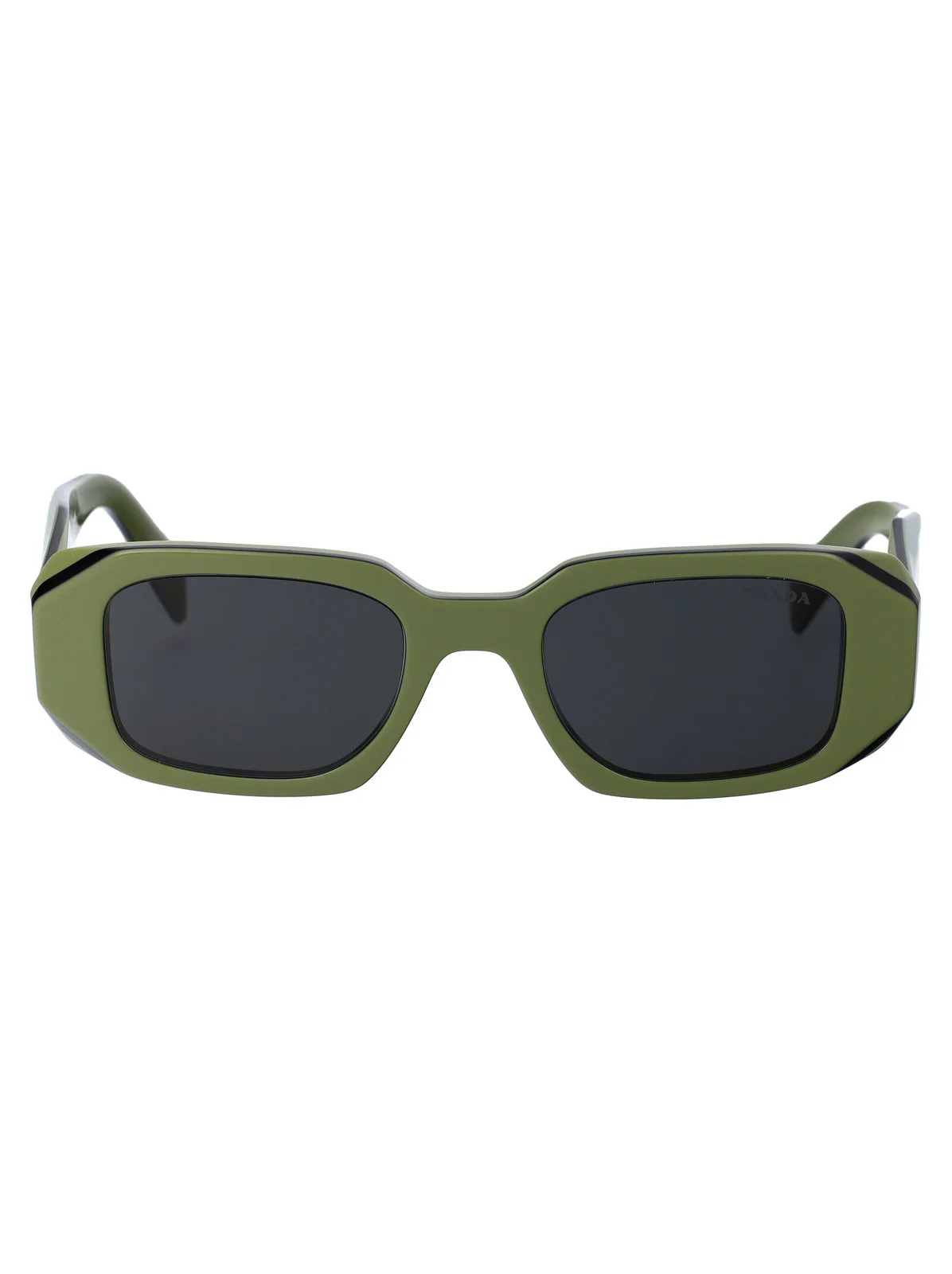 Prada Eyewear Rectangular Frame Sunglasses | Cettire Global
