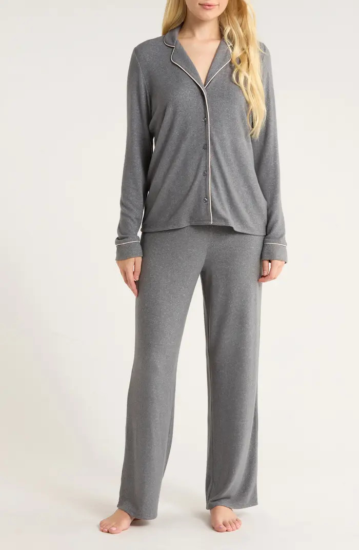 Brushed Hacci Pajamas | Nordstrom
