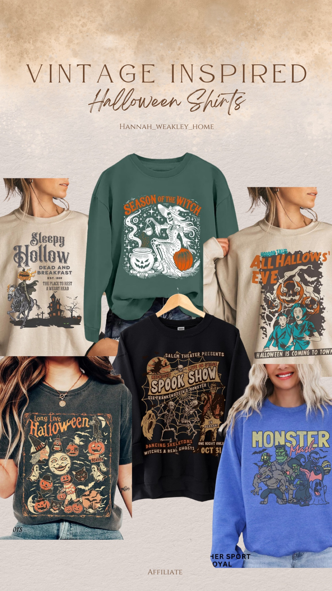 Vintage inspired Halloween shirts + sweatshirts 
Cute Halloween shirts

#halloweenshirt #vintagehalloween #halloweenoutfit #fallsweatshirt #halloweensweatshirt

#LTKSeasonal #LTKFallSale #LTKFindsUnder100