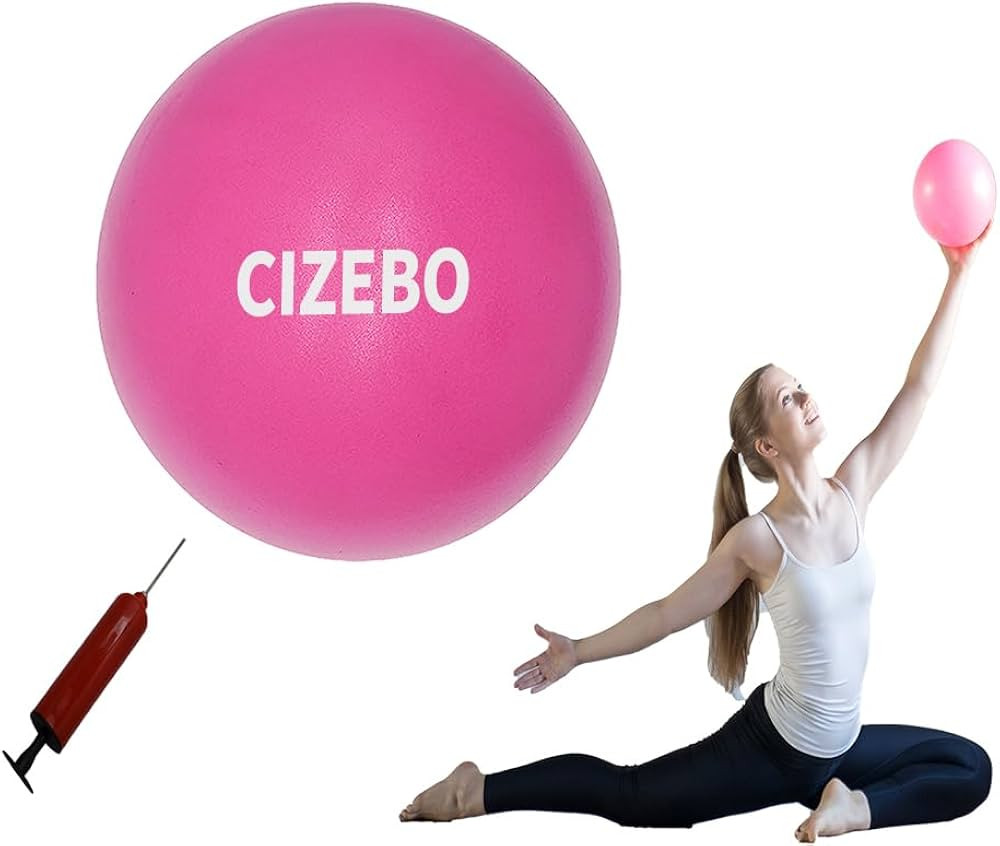 Small Exercise Ball for Between Knees, 6 inch Pilates Ball with Pump, Mini Yoga Core Ball Physica... | Amazon (US)