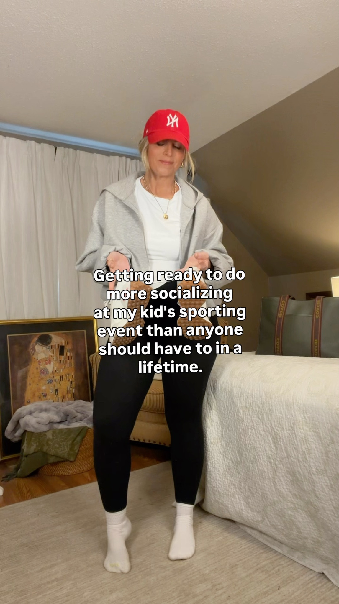 My absolute favorite leggings by Vitality and this bubble hoodie by Old Navy made the perfect outfit to break out of my shell 🫶🏻
New Balance is having a sale too! Run! 

I’m 5’8” and a size 12 wearing a large in the leggings. 
Hoodie: XL
Skims dupe undershirts: XL
Sneakers run true to size. 

@amazonstylefinds @shopvitality 

#LTKootd #LTKSaleAlert #LTKmomlife