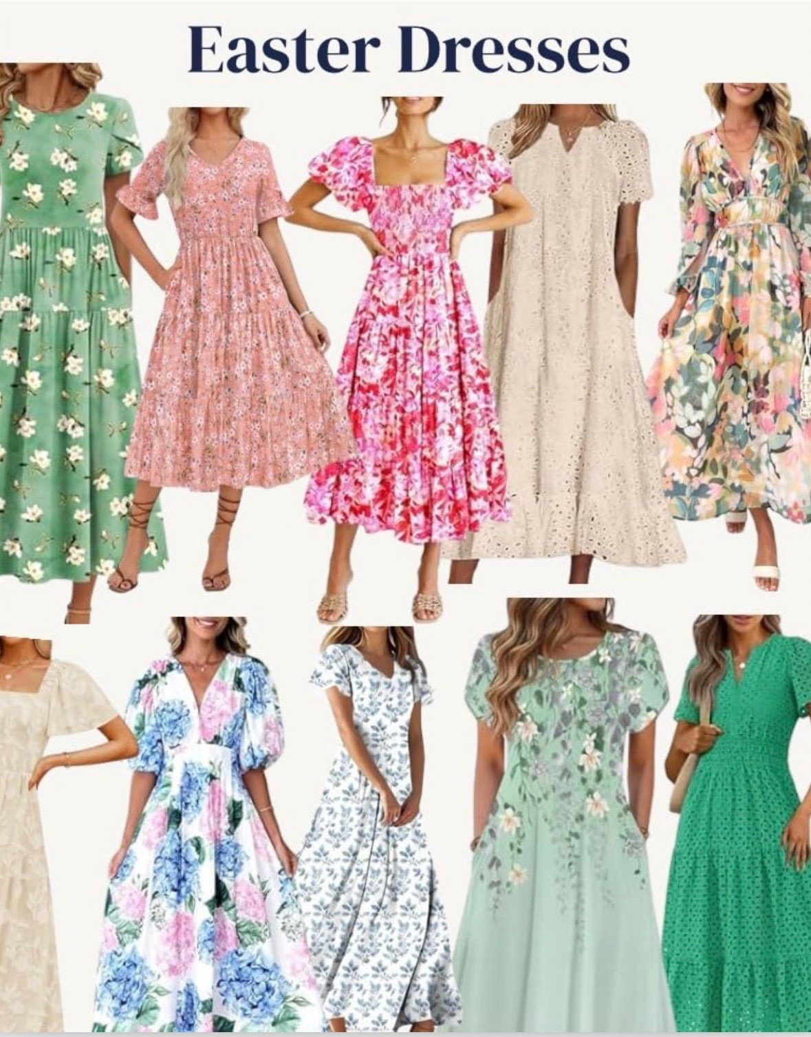 If you’re looking for an Easter dress, I curated some pretty options. Florals, pastels, and easy styles you could wear to Easter brunch, church, or any spring event.

Share this with someone who still needs an Easter outfit.

Follow for daily finds + real life in between.

easter dresses for women | spring floral dresses | easter sunday outfit ideas | pastel spring dresses for women | modest easter dresses

#SpringDresses
#EasterStyle
#SpringFashion
#OutfitIdeas
#StyleInspo

#LTKSeasonal #LTKSaleAlert #LTKMidsize