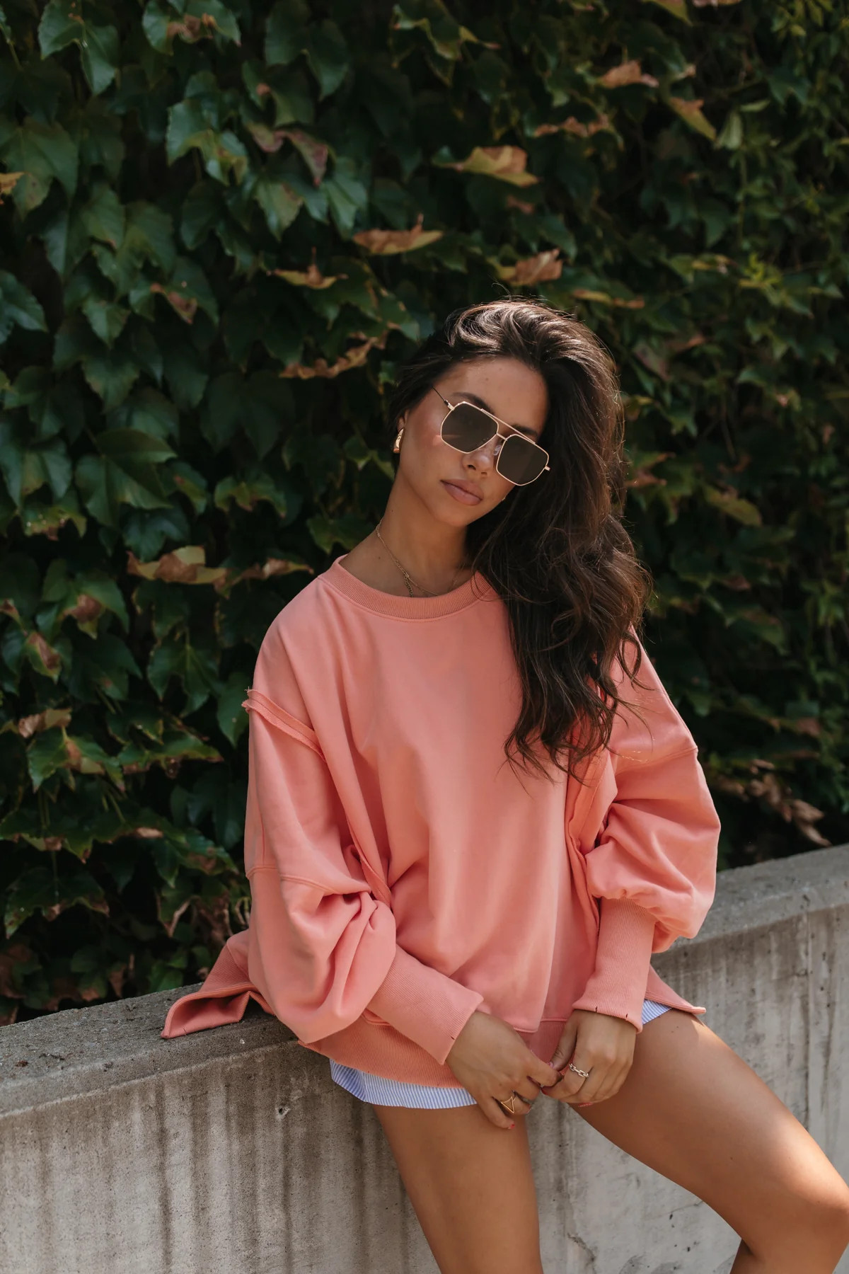 RESTOCK - Journee Coral Sweatshirt | The Post