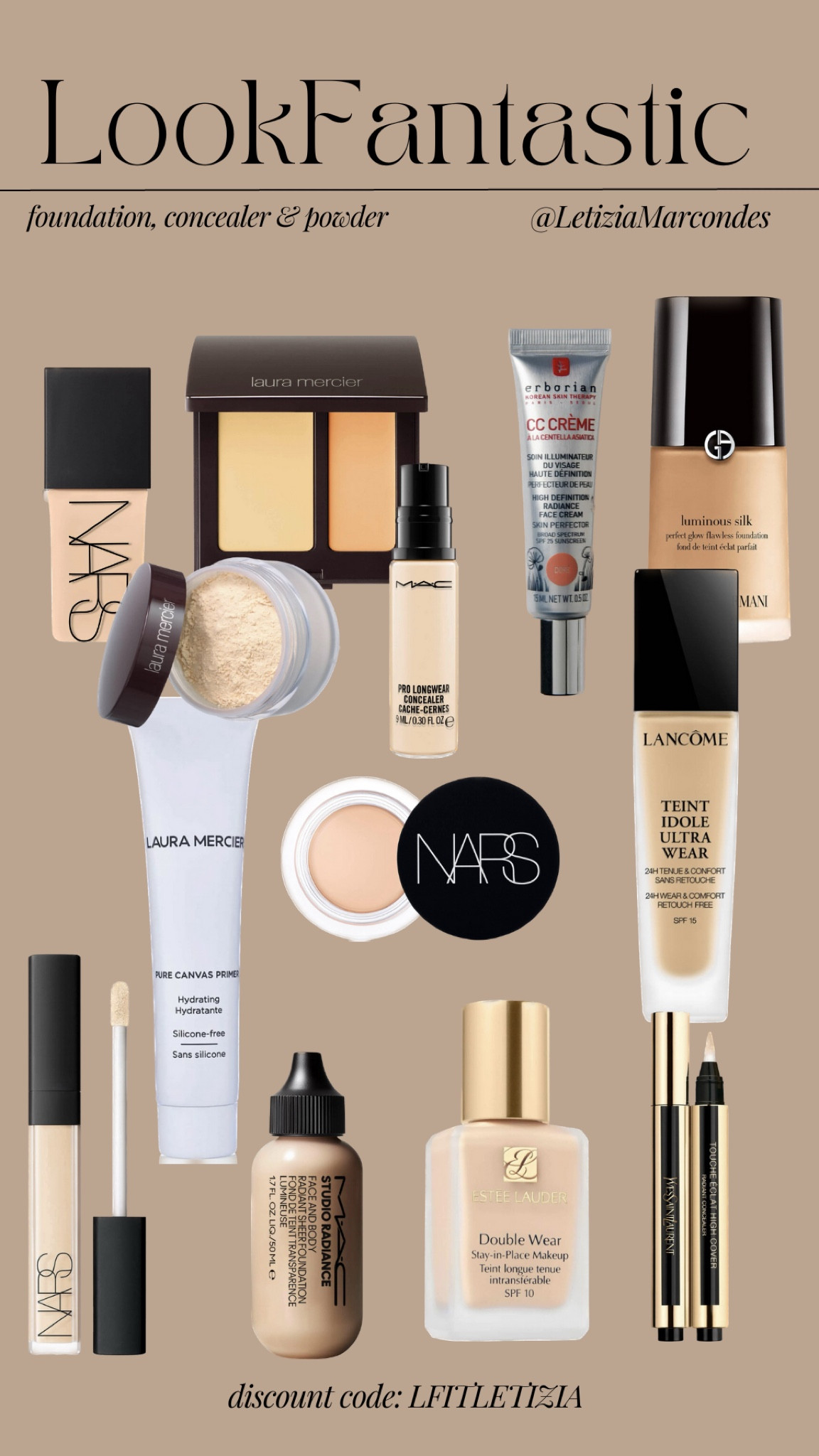 Look Fantastic favs // concealer, foundation, powder. 

#LTKFind #LTKbeauty #LTKeurope
