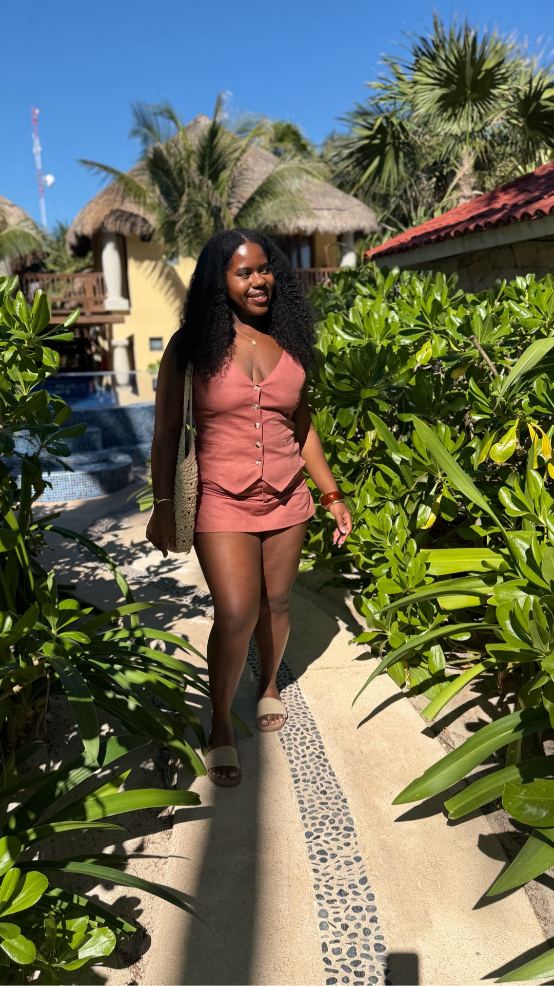 What I wore in Tulum 🌴✨

From slow beach mornings to walking through the ruins trying not to pass out in the heat 😅  to little town strolls with tacos in hand.

I kept everything light and simple because baby — Tulum is HUMID. Flowy dresses, loose sets, neutral pieces I could throw on and still feel cute without trying too hard. Nothing complicated. Just comfy and confident.

If you asked about the outfits, I linked them for you 🤎
They’re all in my bio.

Vacation outfits should feel easy. Not stressful. Just throw it on and go. 🌊✨

#LTKootd #LTKTravel #LTKBeauty