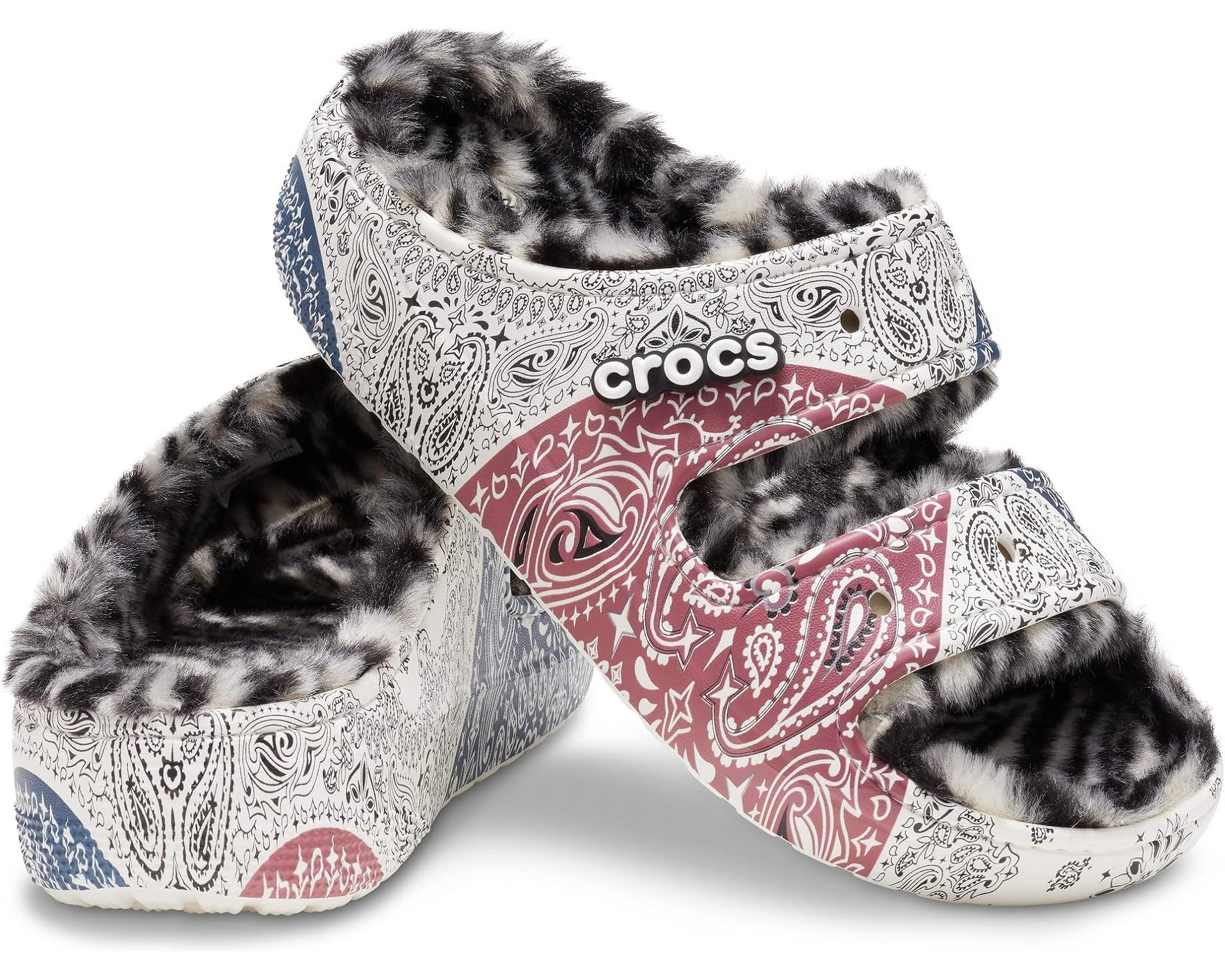 Crocs Zappos Print Lab: "Gone Wild" Classic Lined Sandal | Zappos