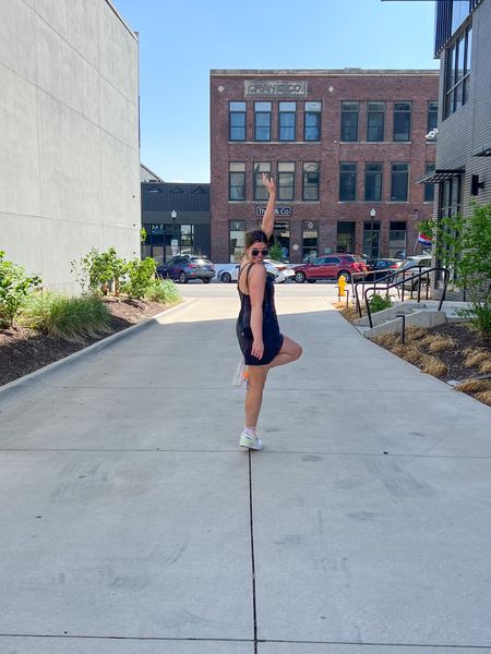 SuNdAy FuNdAy - it’s 85 and sunny here so of course patio drinks were had 🍻 wearing my target athleisure dress and some fun Nike Air Force 1’s 🧡😎

#LTKunder50 #LTKshoecrush #LTKfit