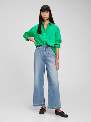100% Organic Cotton Big Shirt | Gap (US)