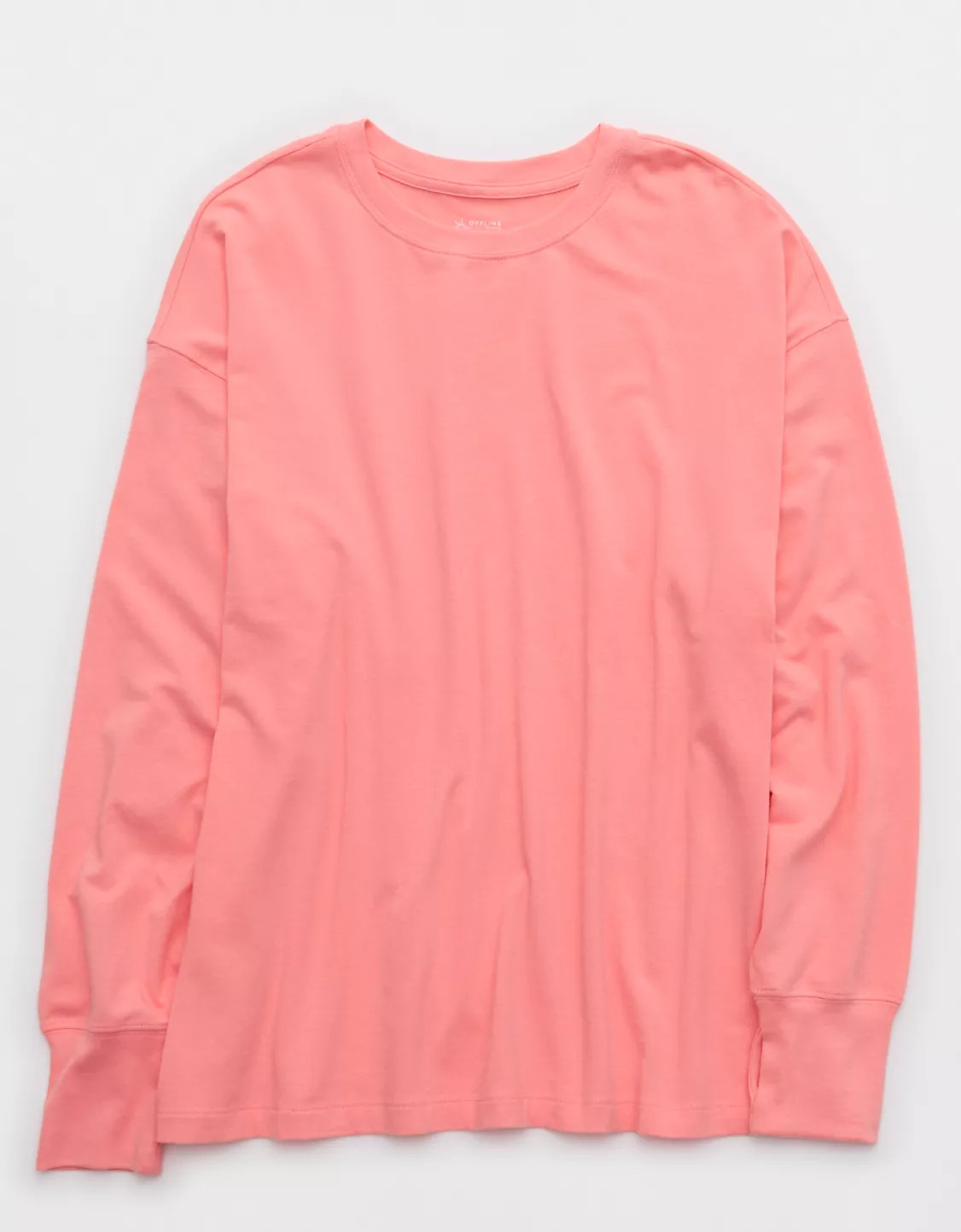 OFFLINE By Aerie Let's Stretch Long Sleeve Boyfriend T-Shirt | Aerie