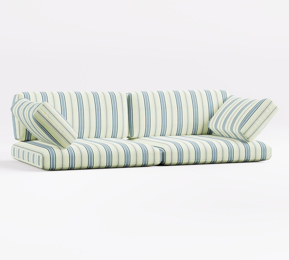 Kostas Wicker Outdoor Sofa (88") | Pottery Barn (US)