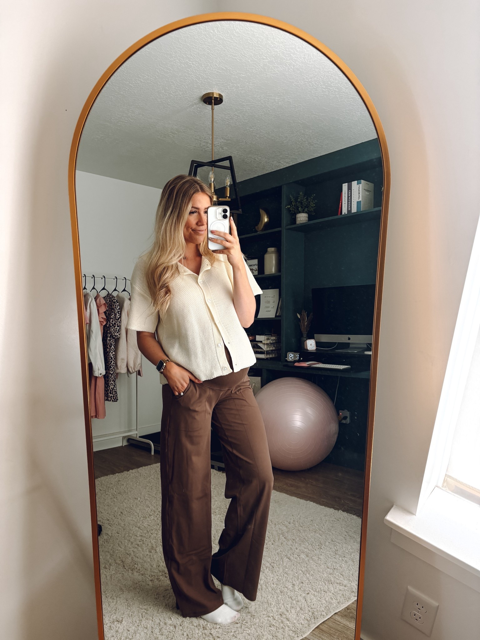 okay literally the comfiest the pants to wear pregnant!!! like leggings but pants and they have pockets! I my usual size in the tall (I’m about 5’6”) can dress up or down!

Top: true to size 
also wearing my fav daily socks

| maternity | pregnant | bump friendly | yoga pants |  

#LTKBump #LTKSeasonal