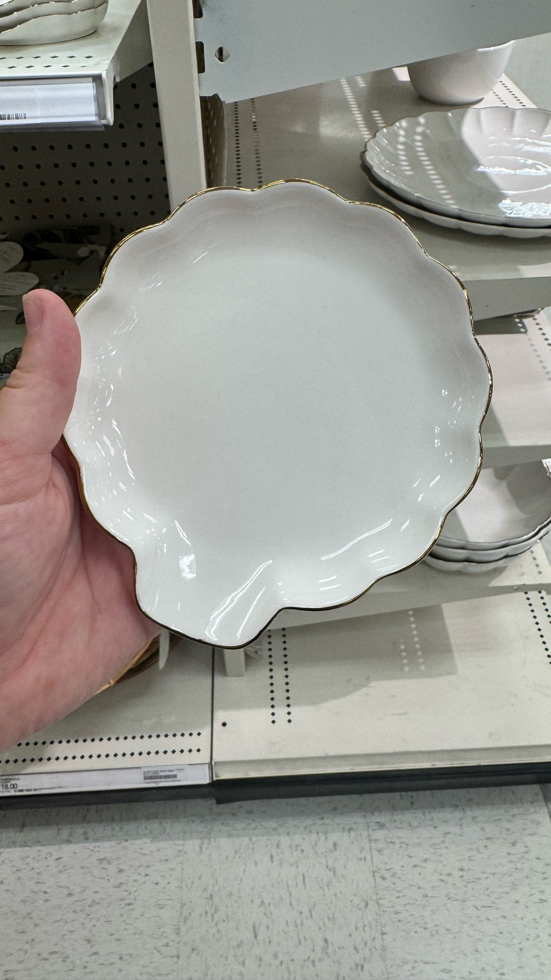 Threshold White and Gold Scalloped Stoneware ! Perfect for an elevated holiday dinner look for less! 

#targetstyle #target #targetfinds #kitchen #kitchenfinds #scalloped #dinnerware 

#LTKSaleAlert #LTKHome