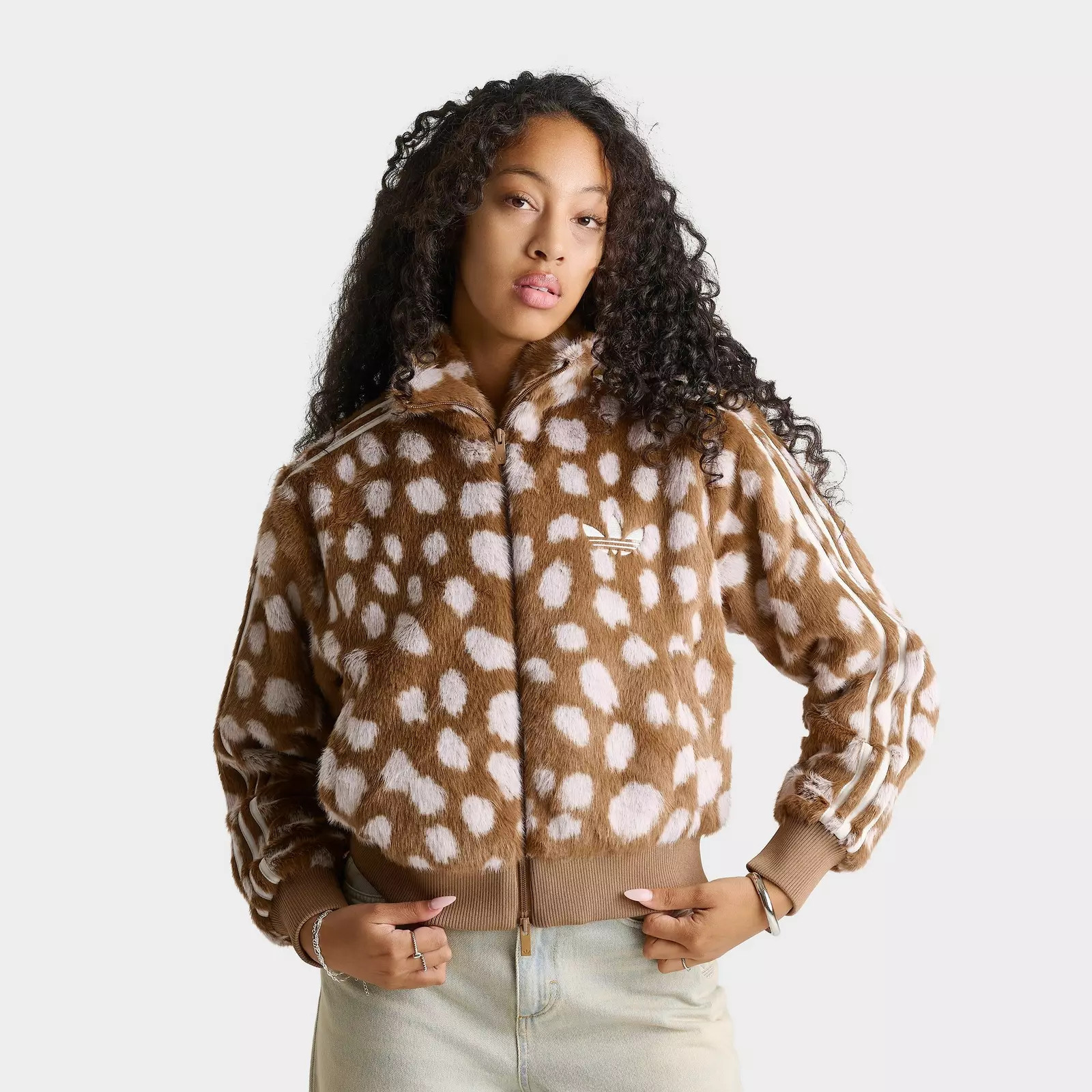 Women's adidas Originals Firebird Animal Print Track Jacket | JD Sports (US)