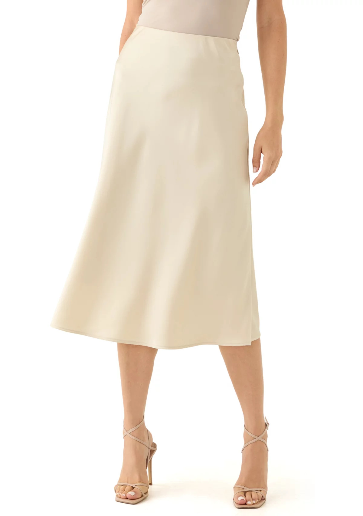 Women's Satin Long Skirt | Belk