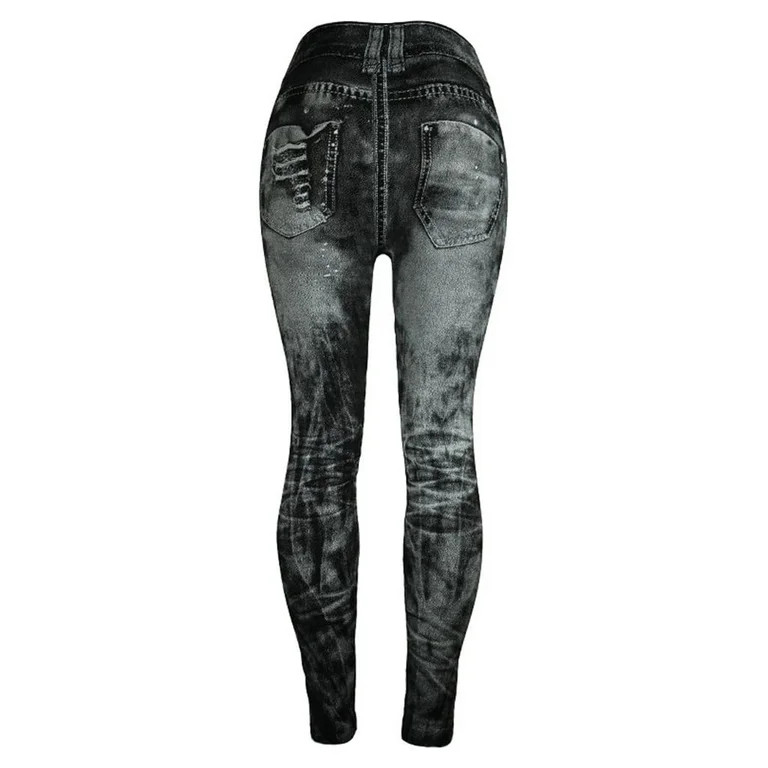 Scyoekwg Skinny Jeans for Women Fashion Casual Jeans Bottom Pants Coloured Hip-up Super Bomb Slim... | Walmart (US)