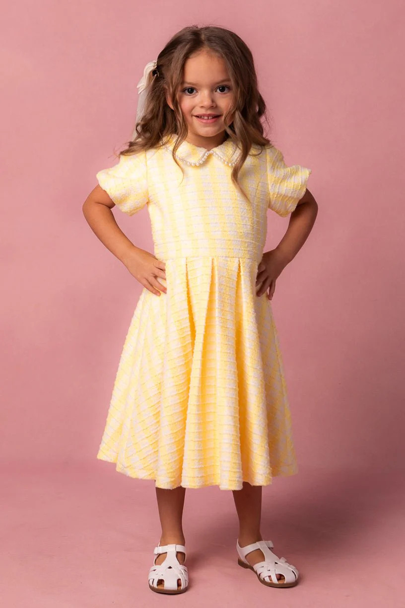 Mini Celine Dress in Yellow | Ivy City Co