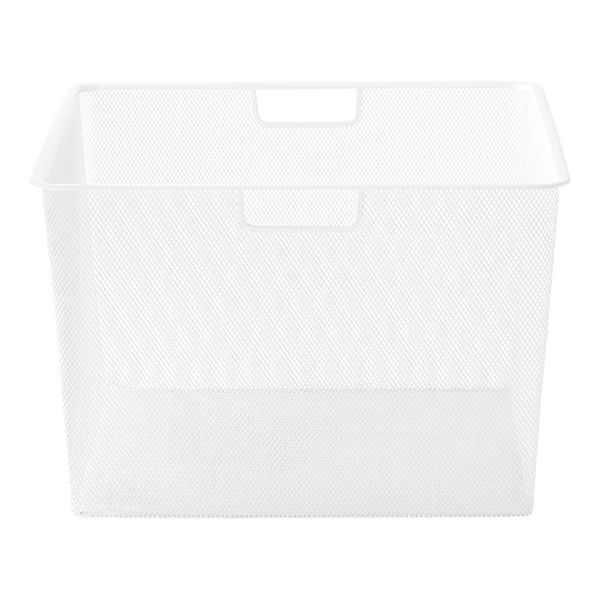 Elfa 18" Medium Cabinet-Depth 3-Runner White | The Container Store