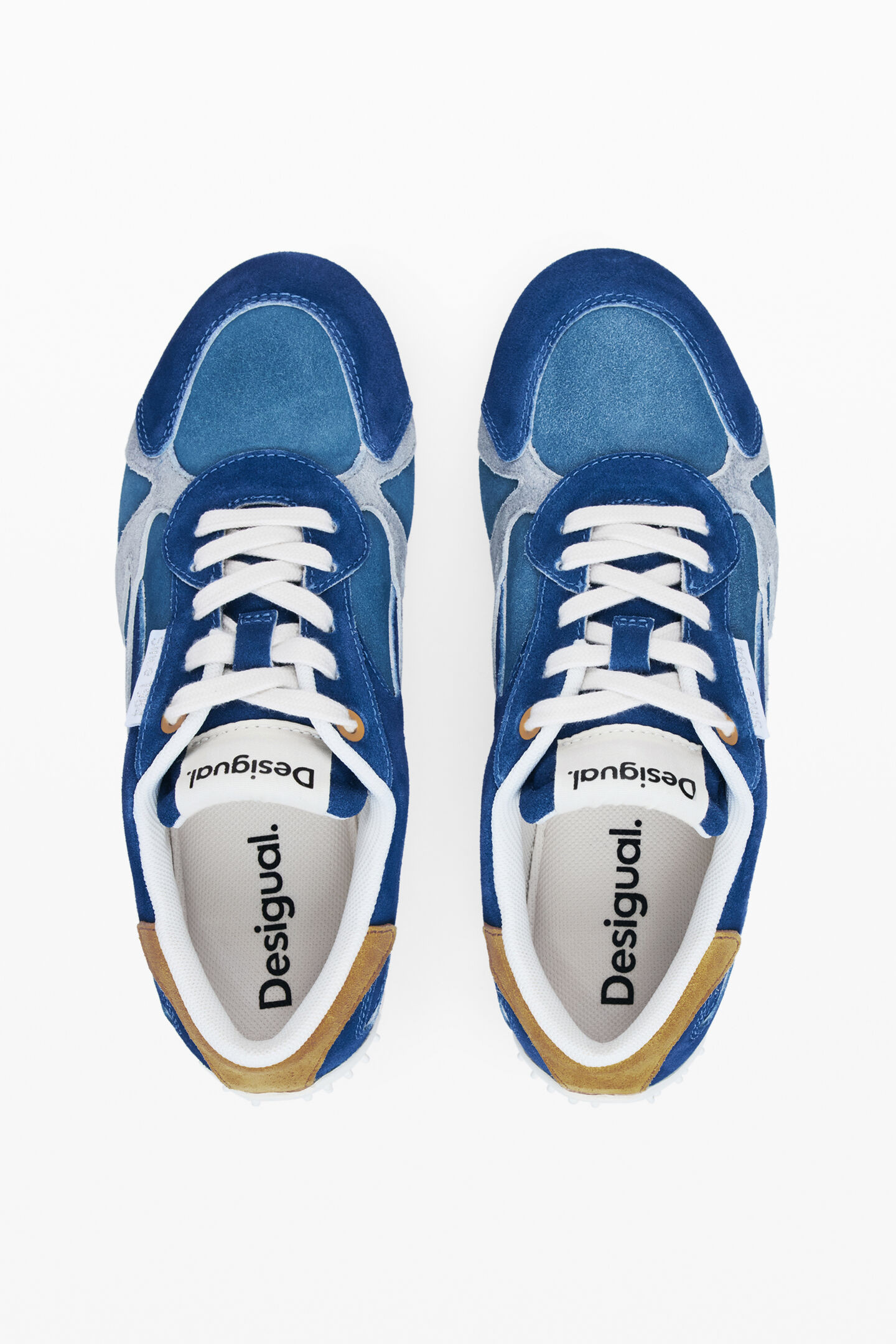 Retro leather sneaker | Desigual USA,CA