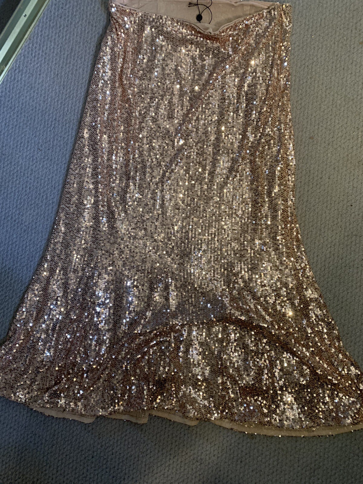 Whistles Pink Sequin Skirt Flared Size 10 | eBay UK