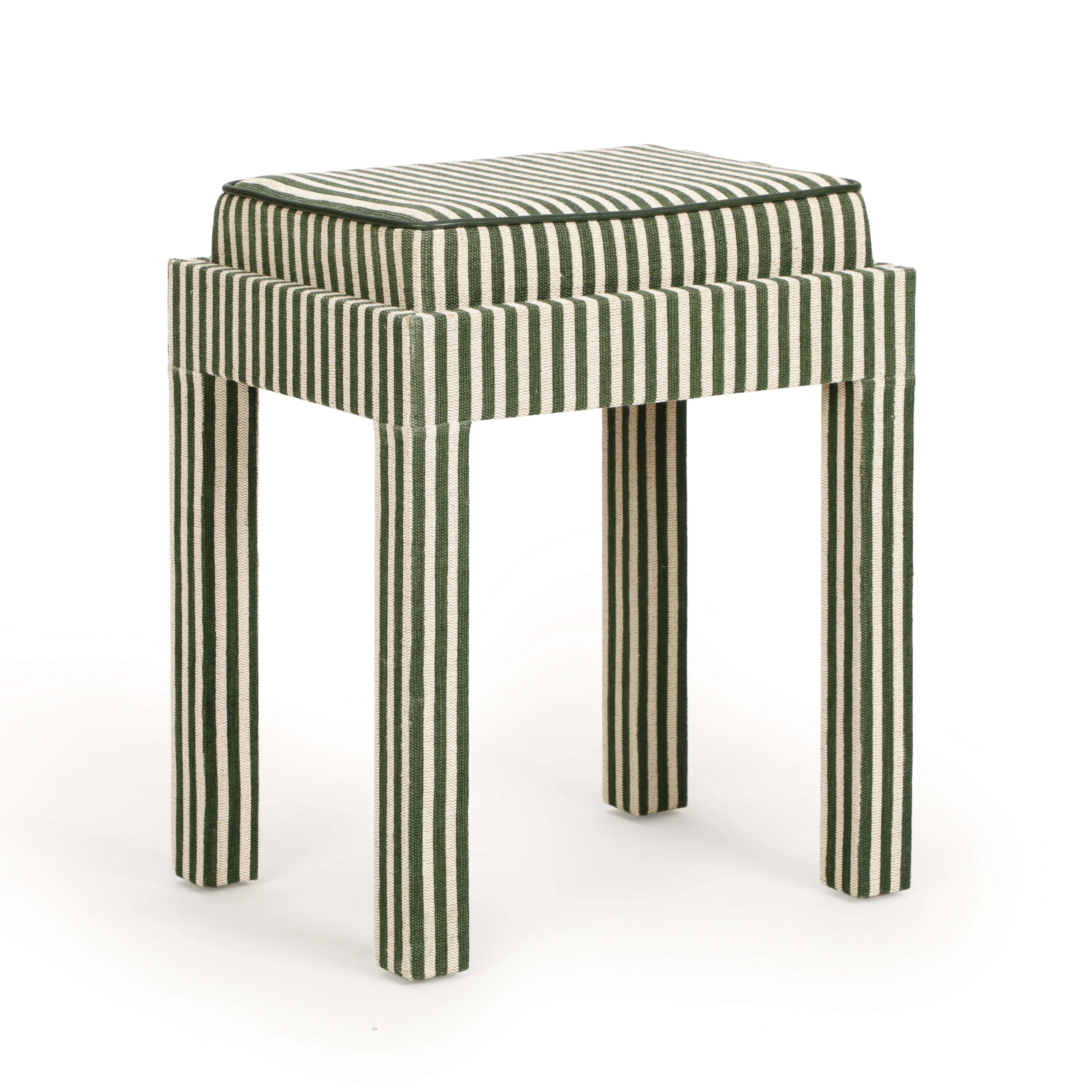 Kora Cotton Jute Contract-Grade Accent Stool | TOV Furniture