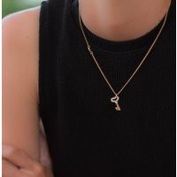 Dainty Key Necklace By Juicy Couture, Pretty Jewelry | Etsy (US)