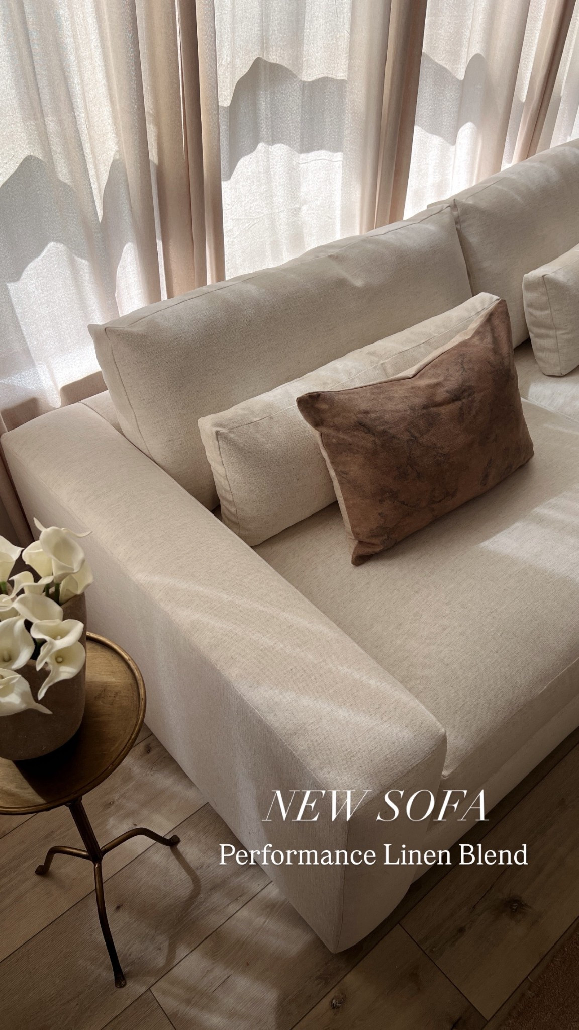 Ashford Deep Seat Sofa from Quince! 😍 The perfect piece to complete my reading nook!! 🤎

#LTKHome