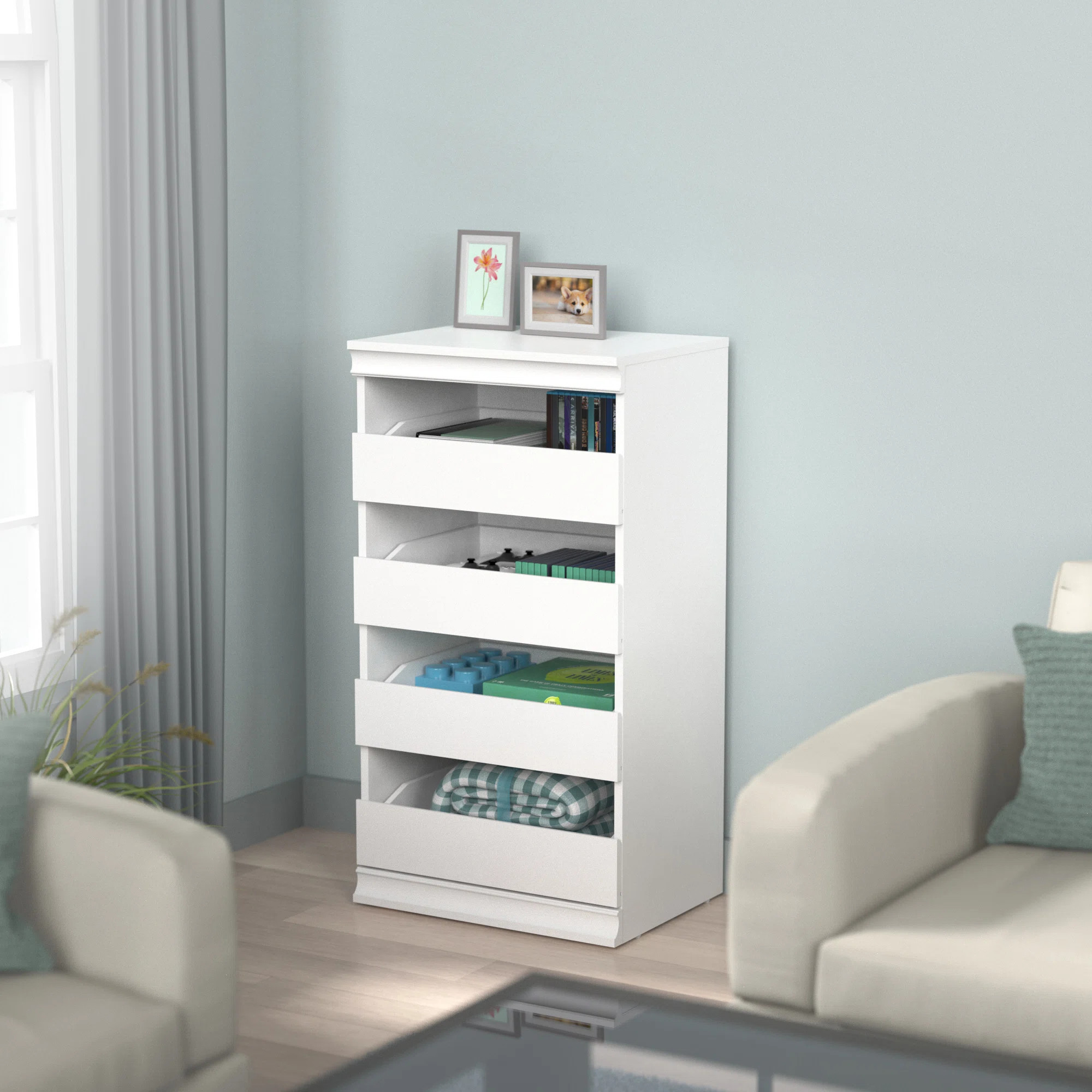 Modular Storage 21.38" W 4-Drawer Unit | Wayfair North America