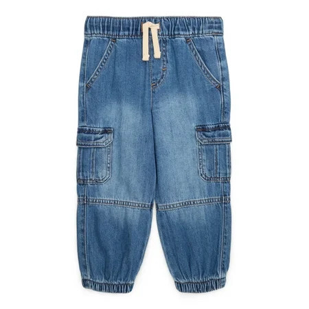 Wonder Nation Toddler Boys' Cotton Cargo Jogger Pants, Sizes 12M-5T | Walmart (US)