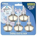 Glade PlugIns Refills Air Freshener, Scented and Essential Oils for Home and Bathroom, Clean Line... | Amazon (US)